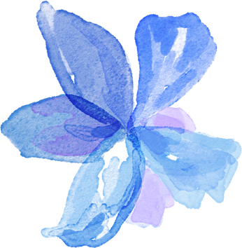 Watercolor Decorative Flower Illustration